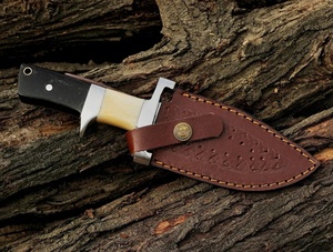 A&M ENTERPRISES Handmade Damascus Steel Hunting <b>Knife</b> <b>Bone</b> and Micarta <b>Handle</b> Industrial Survival Professional Camping <b>knives</b> - Product Image 2