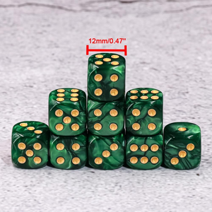 Ensemble de dés de jeu de rôle (DND) en résine écologique faits à la main, avec forme, couleur et logo personnalisés, bords tranchants, pour la décoration intérieure et les cadeaux - Product Image 1