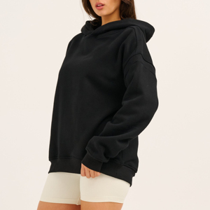 Sweat-shirts à capuche surdimensionnés personnalisés pour hommes et femmes, à fermeture éclair ou à capuche, en molleton de coton, streetwear, vêtements décontractés d'hiver - Product Image 2