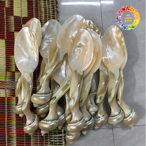 ช้อนเปลือกหอยมุกสำหรับเสิร์ฟคาเวียร์ ไข่ และมูส ขายดีสำหรับชิมอาหาร หรือคนกาแฟ - CARYLN - Product Image 5