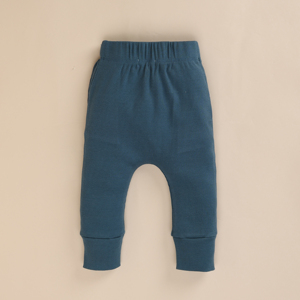 Mallas con cordón de elastano de bambú orgánico de primera calidad, pantalones de mezclilla y pantalones cortos para bebés, cómodos y elegantes - Product Image 2