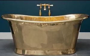 Hot Selling Luxury Modern Luxury Villa Freestanding <b>Bath</b> Tub Single Slipper - Product Image 3