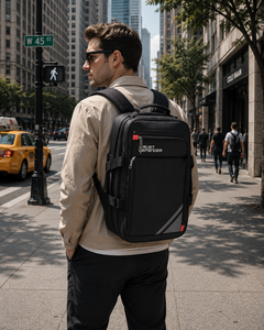 Sac à dos professionnel portable TRUST DEFENDER avec logo personnalisé, étanche, 443 Urban EDC, doublure Oxford, 15L, antivol, USB, fabrication OEM/ODM - Product Image 5