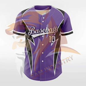 Maillots de baseball à la mode, design unique, impression par sublimation, logo d'équipe, nom, numéro, vente chaude - Product Image 6