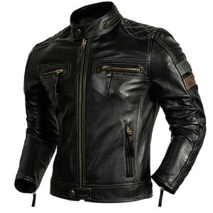 Chaqueta de mezclilla y cuero unisex de alta calidad, personalizable, 100% algodón, estilo casual para invierno, con logotipo bordado en la capucha. - Product Image 1