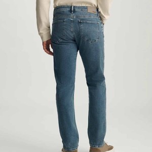 Jeans de Hombre Slim Fit, Pantalones de Mezclilla Elástica de Alta Calidad, Estilo Recto, Jeans Modernos para Hombre - Product Image 6