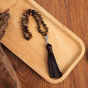 Rosarios Islámicos en Oferta 2026, Cuentas de Oración Musulmanas, Accesorios de Cristal, Tasbih, Cuentas de Oración de 10 mm, Cuentas de Rosario Naturales al por Mayor - Product Image 5