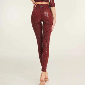 Custom Logo 2026 Model Durable Breathable Printed Spandex/Polyester Leggings Anti-Shrink Sticky <b>Grip</b> Specially Crafted Adults - Product Image 3