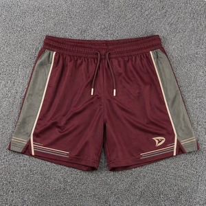Pantalones Cortos de Pickleball Color Granate, de Secado Rápido, con Inserciones de Malla Transpirable y Refrigerante - Product Image 1