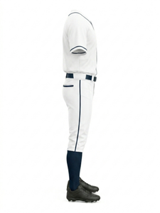 Tenues de baseball personnalisées avec noms d'équipes, logos, marque privée, prix bas, grandes tailles, vente en gros, ensembles d'uniformes de baseball, designs brodés sur mesure - Product Image 5