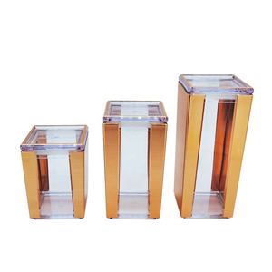 Pot à bonbons carré en plastique acrylique - Product Image 1