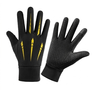 Gants de course d'hiver personnalisés, antidérapants, résistants à l'usure, coupe-vent, thermiques, compatibles avec les écrans tactiles, pour la course à pied - Product Image 5