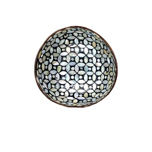 Bols de noix de coco fabriqués à la main du Vietnam de haute qualité couleur personnalisée jetable bol à salade décoratif sculpté fruits motif cuillère - Product Image 3