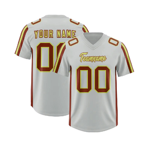 Meilleurs maillots de football américain sur mesure de Sialkot, style unique, nouveau design, sublimation personnalisée, maillots de sport de football - Product Image 2