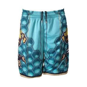 <b>Men's</b> Summer Workout Running Shorts Printed Logo Nylon Gymnastics Clothing Collectible Swimming <b>Trunks</b> - Product Image 1