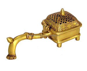 Luxury Metal <b>Bakhoor</b> <b>Burner</b> for Gifts Arabic Aluminum Brass Incense Holder Set High-Quality Steel <b>Bakhoor</b> <b>Burner</b> By FWE - Product Image 3