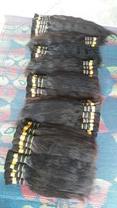 Extensiones de Cabello Virgen al por Mayor, Cabello Indio Doble Trama a Granel para Salón de Belleza - Product Image 6