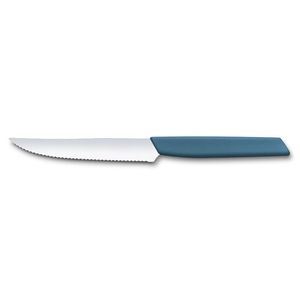 Couteaux à steak durables en acier inoxydable, lame dentelée, manche antidérapant, ustensiles de découpe de viande polyvalents pour cuisine et restaurant - Product Image 1