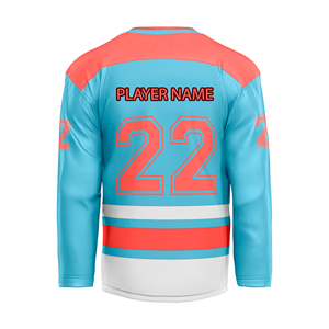 Nouveau style et couleur, maillot de hockey sur glace pour hommes, 100% polyester, arène intérieure, design personnalisable, respectueux de l'environnement, pour matchs en plein air, stade - Product Image 2