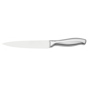 Cuchillos Utilitarios Modernos con Mango Curvo de Acero Inoxidable y Hoja Afilada para Cortar Alimentos en la Cocina Profesional - Product Image 1