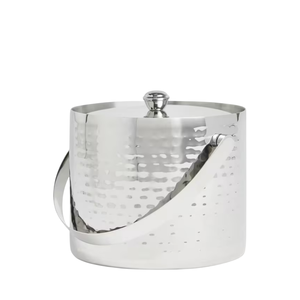 Cubo de Hielo de Cobre Martillado de Diseño Elegante, en Oferta, con Asa, Accesorios Estilizados para Hoteles y Bares, a Precio de Fábrica - Product Image 4