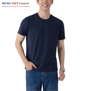 เสื้อยืดผลิตในเวียดนามส่งออกโดยตรงไปยังประเทศอินโดนีเซียเสื้อยืดผ้าฝ้ายพิมพ์โลโก้ตามสั่ง - Product Image 3