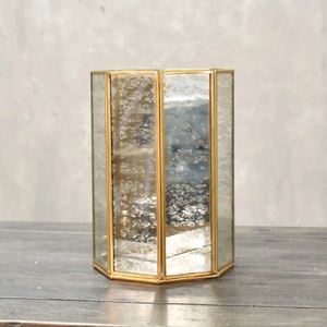 2026 Latest Design <b>Decorative</b> <b>Moroccan</b> Lantern Set Of 3 Multi Color Glass Metal Tabletop Wholesale Indian Luxury Lantern - Product Image 3