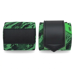 DUTTON SPORTS Bandes de poignet en cuir PU camouflage personnalisées pour la musculation, réglables avec fermeture, soutien unisexe pour les poignets - Product Image 4