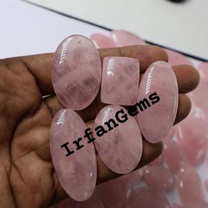 Vente en gros de cristaux de quartz rose naturels polis en vrac Pierres précieuses en vrac pour la guérison Reiki Décoration de la maison Cadeaux Perceuse de pierre pour bijoux - Product Image 3