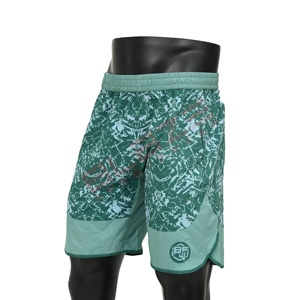 กางเกงขาสั้นผู้ชายเอวยางยืดความยาวปานกลางสำหรับออกกำลังกายกลางแจ้งกางเกงขาสั้นวิ่ง - Product Image 2