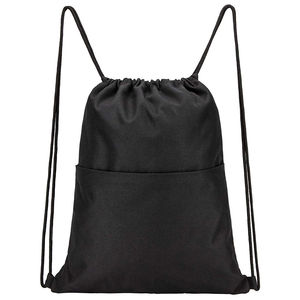 Sac à cordon personnalisé en polyester pas cher pour la gym et le sport, sacs à cordon de sport, sacs à dos à cordon - Product Image 1