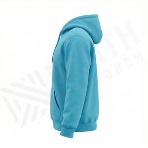 Sweats à capuche zippés personnalisés pour le sport avec logo imprimé, légers et respirants pour l'entraînement, vêtements de sport OEM, couleur personnalisée de qualité supérieure - Product Image 3