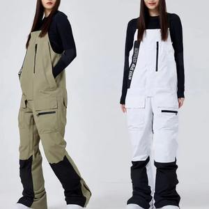 Pantalones de Esquí Unisex Impermeables y Cortavientos con Forro Polar, Mono de Snowboard Ripstop, Ropa de Nieve Ajustable para Invierno - Product Image 1