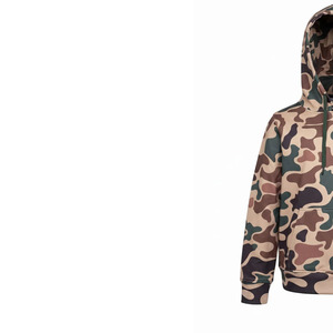 Nouvel Arrivage – Sweat à Capuche Unisexe Coupe-Vent Zippé en Polaire 100% Coton 370 GSM, Coupe Personnalisée, Motif Camouflage, Fourniture Directe Usine - Product Image 3
