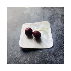Plato Vintage de Nácar: Plato Iridiscente para Servir Caviar, Cuadrado y Redondo de 10cm y 13cm, Disco de Nácar, ¡Gran Venta 2026 para Fiestas! - Product Image 5