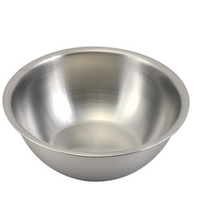 Bol de service en acier inoxydable pour la cuisine, idéal pour les salades, les fruits, le riz, les pâtes, les soupes, les collations, les desserts et les repas en famille - Product Image 1