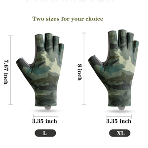 Guantes de Pesca Personalizados, Proveedor OEM de Fábrica, Guantes Transpirables para Deportes al Aire Libre, Protección UV, Antideslizantes, Venta al Por Mayor - Product Image 4