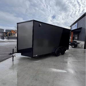 Remorque de transport fermée en aluminium, occultante, 7x14, 7 pieds, haute capacité, prix bas - Product Image 1