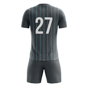 Dernier design de maillot de football par sublimation, tenue d'équipe respirante, ensemble maillot et short de football unisexe, fabrication OEM en gros - Product Image 3