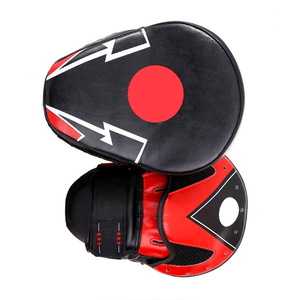 Guantes de Boxeo Transpirables de PU, Negros y Rojos, Almohadillas de Entrenamiento para Golpear - Product Image 5