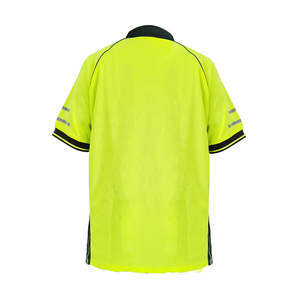 เสื้อโปโลทำงานนิรภัยแขนสั้นแบบกันน้ำ สะท้อนแสง ได้รับมาตรฐาน CE สำหรับงานก่อสร้าง ยูนิเซ็กซ์ โพลีเอสเตอร์ ลดราคา - Product Image 2