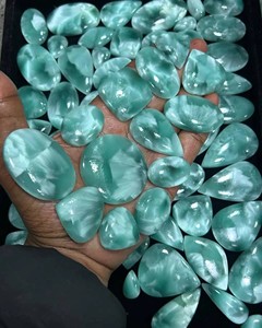 Lote de Hemimorfita Azul Natural, Cabujones Mixtos Pulidos, Piedras Preciosas Sueltas de Diferentes Formas, Suministro al por Mayor para Joyería - Product Image 1