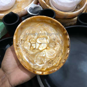 Plateau de service en résine de tourbillon fait à la main Design multiple Petits plats et assiettes de haute qualité pour les articles ménagers - Product Image 4