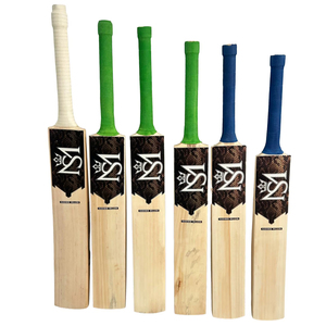Batte de cricket en saule du Cachemire, qualité supérieure, légère, moderne, pour l'extérieur, naturelle, durable, avec poignée standard, pour l'entraînement - Product Image 1