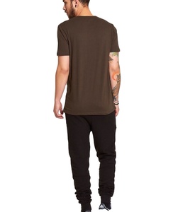 Camisetas personalizadas de algodón de 220Gsm, camisetas de algodón con cuello redondo transpirables y serigrafiado de gran tamaño para hombres - Product Image 1