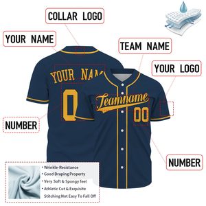 Custom Printed Button <b>Down</b> Baseball Jersey for Men Women with Personalized Name Number Logo Embroidery Quick Dry Sets - Product Image 4