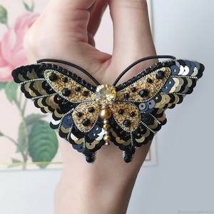 MD HANDICRAFTS Elegant Artisan Embroidered Brooch Pin Handmade Premium Bead Embellishments for Women Children Wedding Occasion - Product Image 6