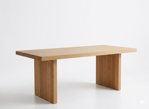 Table à manger élégante Tania, teck de haute qualité, design moderne, table centrale, hôtel boutique, appartement - Product Image 6