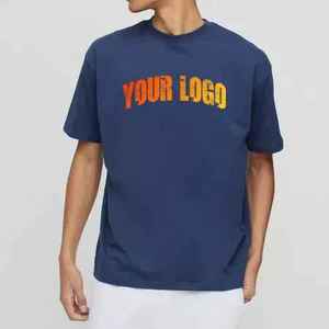 Camiseta de Verano 2026 para Hombre, Personalizada, Tejida, Estilo Hip Hop, Impresión Digital, Secado Rápido, Manga Corta, Delgada, 100% Algodón, Corte Holgado, Cuello Redondo - Product Image 1