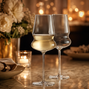 Verres à vin en borosilicate faits à la main de 450 ml, sans plomb, transparents, à pied, pour vin rouge et blanc, réutilisables, vente en gros - Product Image 1